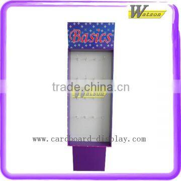 Supermarket Promotion Corrugated Paper Floor Accessory Display Shelf