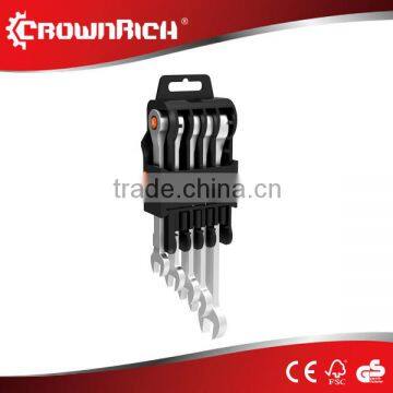 5pcs Ratchet Combination Wrench Set(Flex Head Wrench) 8-15mm