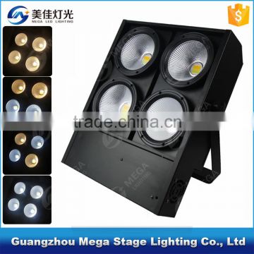 4 heads 400W COB warm white and cool white dmx led blinder