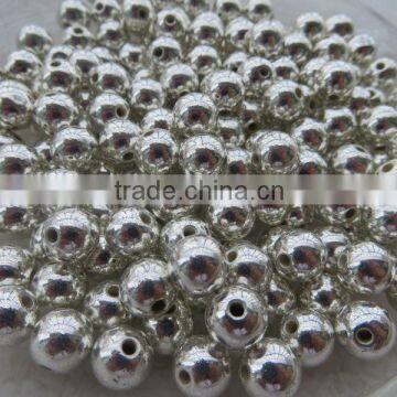 Wholesale Shinny Silver-Plating CCB Beads ,Fashion Acrylic beads for bracelets and necklaces