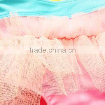 2016 New Design Kid Swimming Suit for One Piece Girl Swimwear Whoelsale Kid Bathing Suit (S025) photo-5