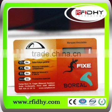 Optional color printing rfid card /smart card