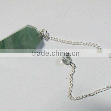 6-Facet Natural Jade Pendulums