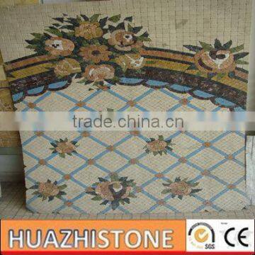 chinese top quality multi color mosaic tile picture low price