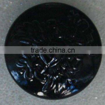 15mm fashion style black Metal Button