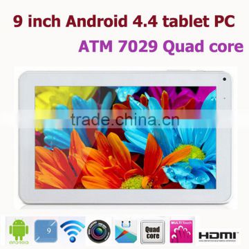 Hot Sale 9" Android 4.4 Smart Pad Quad Core 8GB Wi-Fi Two Camera Smart Wifi Tablet PC