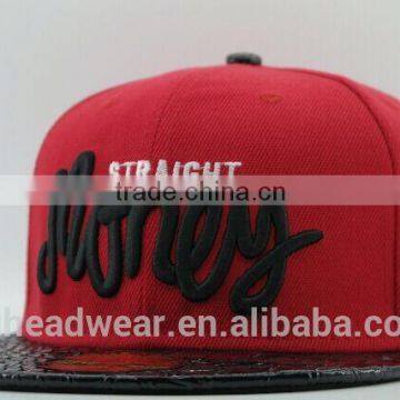 nice embroidery snapback hats/snapback cap/snapback hat for girls