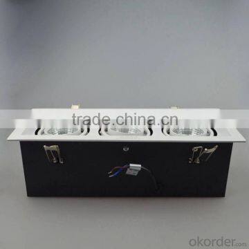 Led Grille Light Dimmable 3pcs 30w Cob Led Spotlight High Power COB,high CRI (Ra >80),excellent Lighting Performance photo-3