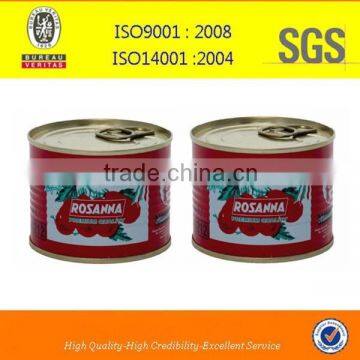 tomato sauce brand with 70g/198g/400g/800g/2.2kg/3KG/4.5KG