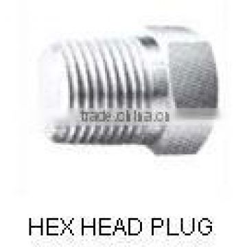 Threaded Fitting Stainless Steel Hex Head Plug