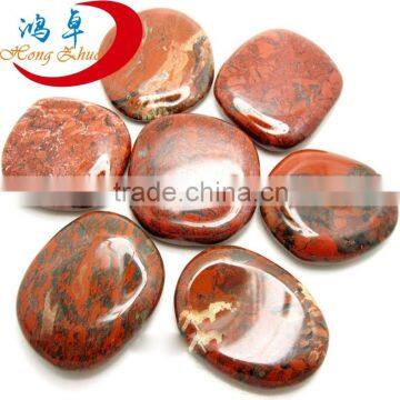 Natural Semi-precious Stone Highly Polished red agate Palm Stone as Gifts