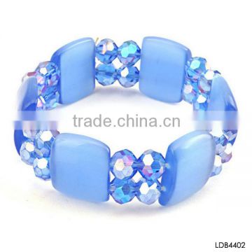 Imitation jewelry sapphire bracelet stretch bracelet