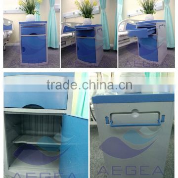 AG-BC005 CE ISO abs plastic adjustable used hospital bedside tables                        
                                                                                Supplier's Choice