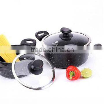 Non-Stick Customized Forging Aluminum Fry Pan Set Risoto Elmich S-04
