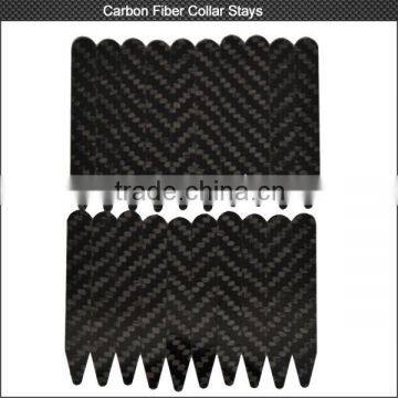 Dress Shirt Stay Stiffener Carbon Fiber Collar Stays or Elegent Garment Accessory Collar Bone