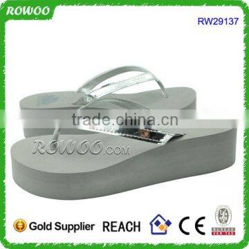 Top brand wholesale wedge eva slipper lady fashion shoe,Flip flops slippers