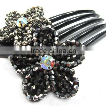 2013 Fashion Hair Accessories Elegant Flower Hair Combs, Crystal Hair Combs