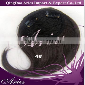 wholesale Synthetic Hair Fringe ,clip on synthetic hair bangs clip in hair fringe bangs