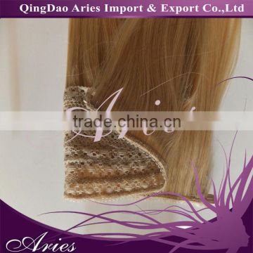 cheap fish line flip in virgin human hair extension