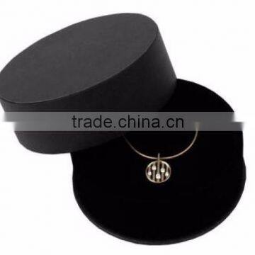 Customized color boxes paper cardboard round jewelry box