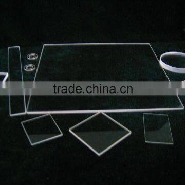 Fused silica sheet clear quartz plate glass unbreakable quartz glass tube