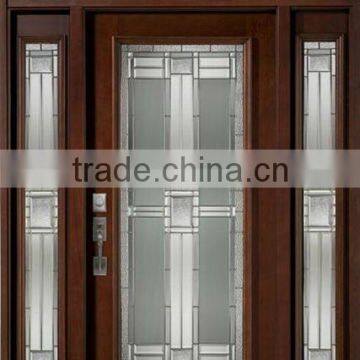 Front Doors Design With Side Lites And Transom DJ-S9005MSTHS-11