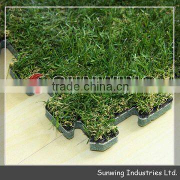 Easy t clean puzzle grass mat for decoration