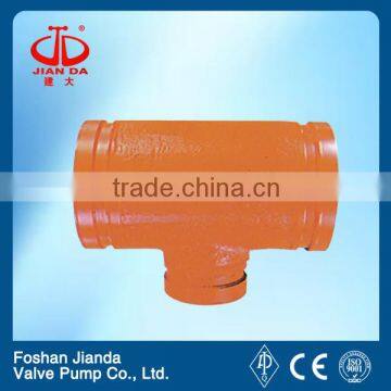 Cast iron lateral reducing tee pipe fitting/standard lateral reducing tee pipe fitting