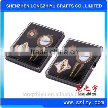 OEM Golf Divot Tool Custom Logo Ball Marker Hat Clip