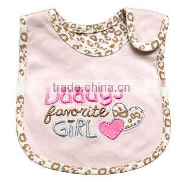 New design Embroider baby bib