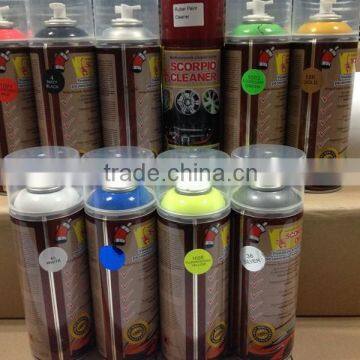 Removable Acrylic plastic dip 450ml colorful car rubber paint spray film