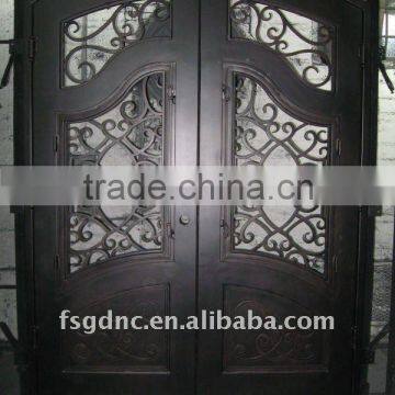 Wrought Iron Double Door