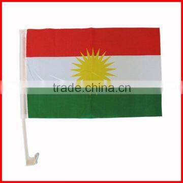 red white green flag,30*45cm car flag,plastic car window flag poles