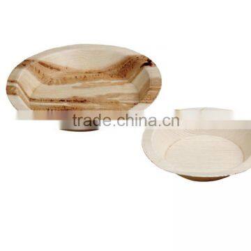 Good quality round deep palm leaf plates on sale