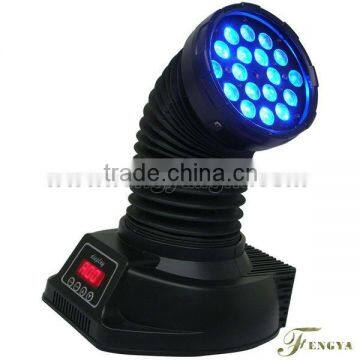 18x3w tricolor Zooming LED moving head Light