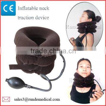 XZL-E-002 inflatable neck traction device with soft head and neck support