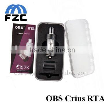 Side filling OBS Crius RTA avaliable with white/sliver/black