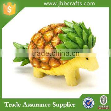 Resin Animal Figurine Pineapple Hedgehog Home Decoration