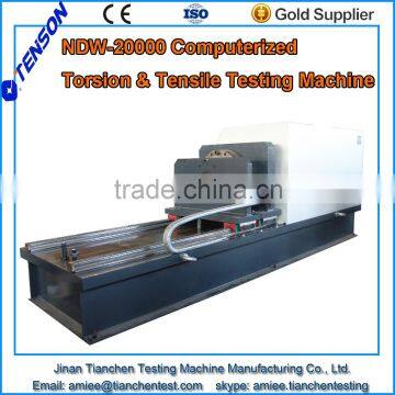 20000N.M. Computerized Torsion and Tensile Testing Machine for Bolt Screw