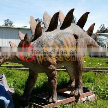 hot sale simulation real size Stegosaurus dinosaur for theme Park