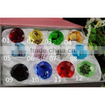 crafts hot sell large decorative crystal diamonds of all colors