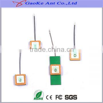 active patch antenna,GPS car internal ceramic PCB antenna 1.13 cable