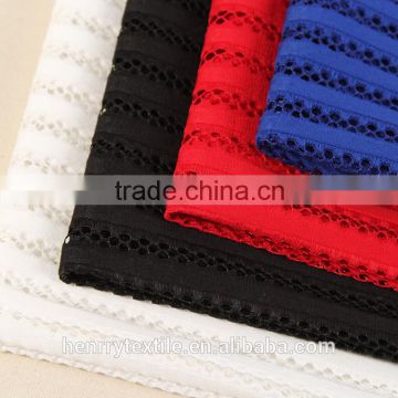 New Fashion 300g 100% Polyester Striped Net Fabric