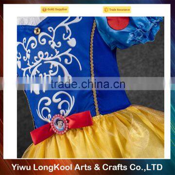 2016 Hot Sale Appliqued Princess Dresses for Kids Long Princess Dress photo-2