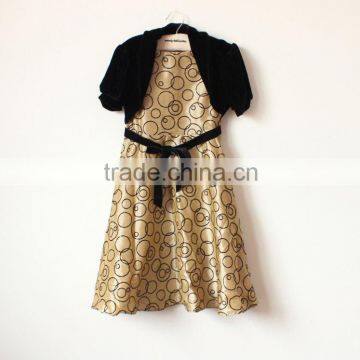 wholesale alibaba Wool flower girl dress for children Dancewear