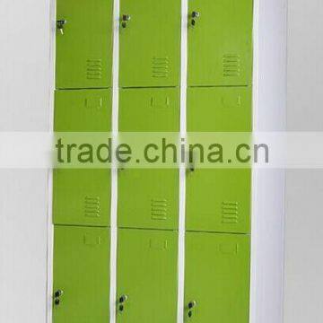 School/bathroom/gym/spa use KD 9 door steel locker