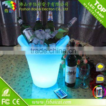 LED ice bucket PE Plastic