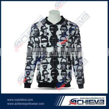 2015 all over printed sweatshirt custom sublimation all over print crewneck sweathirts