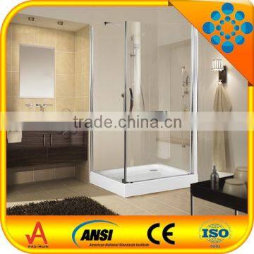 6mm 8mm 10mm 12mm tempered shower screen glass with polished edge factory