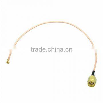 SMA male plug straight to IPX U.fl female RG178 Jumper pigtail